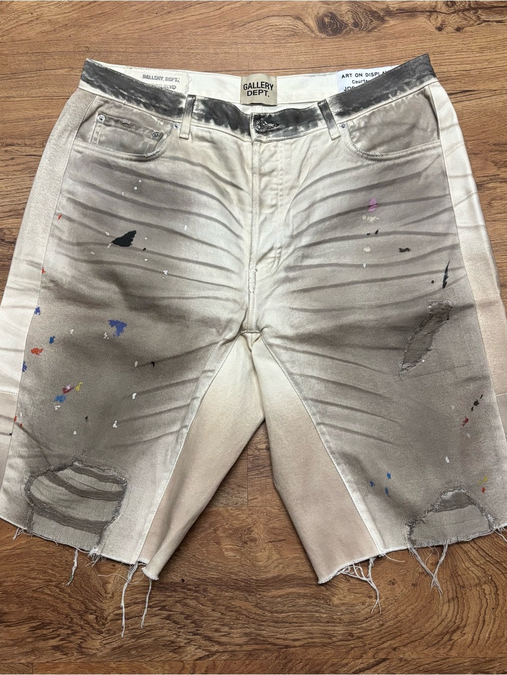 GALLERY DEPT. Hollywood Blvd Ventura Shorts Men’s Size 36 Hand Painted